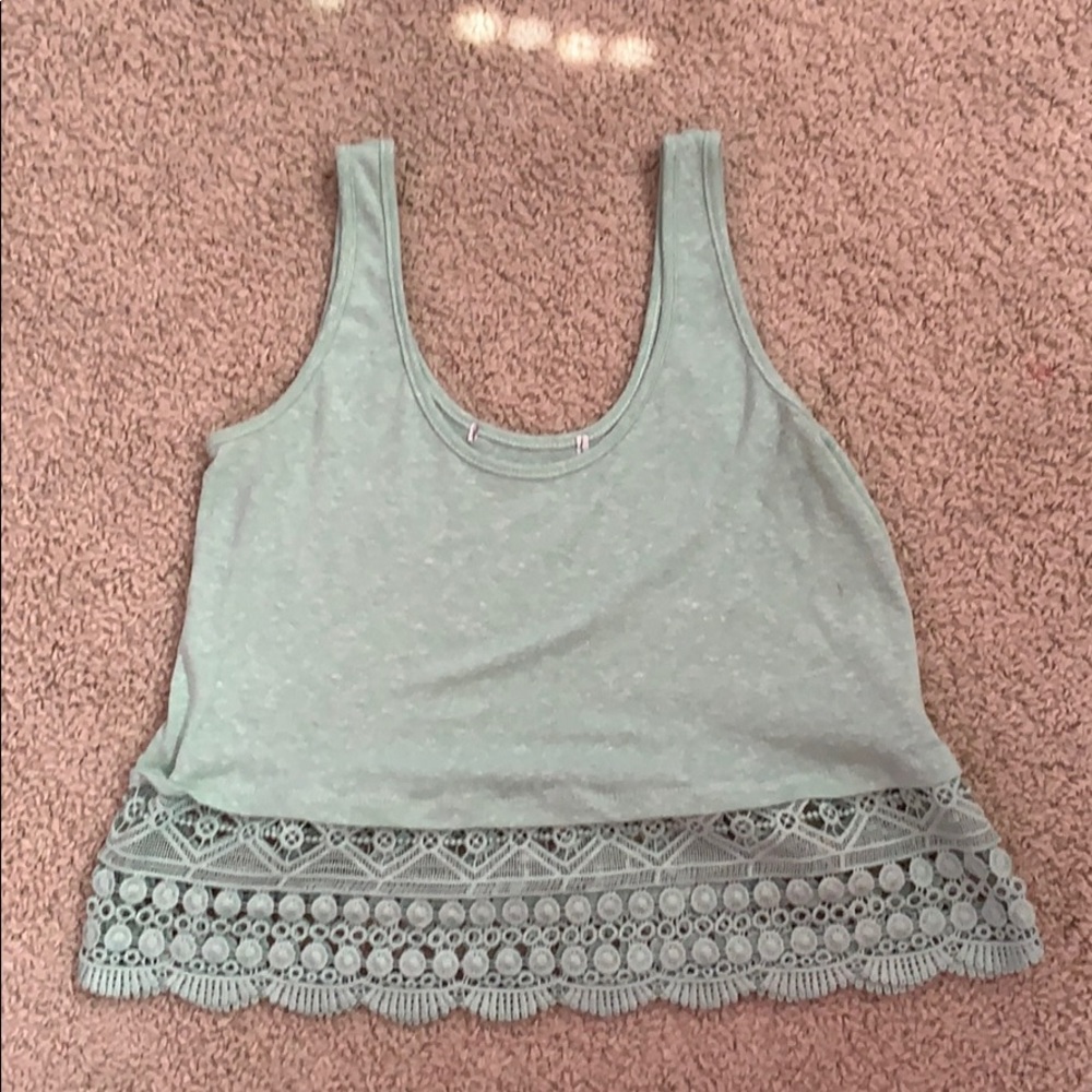 Mint tank top (any 3 shirts for $12)